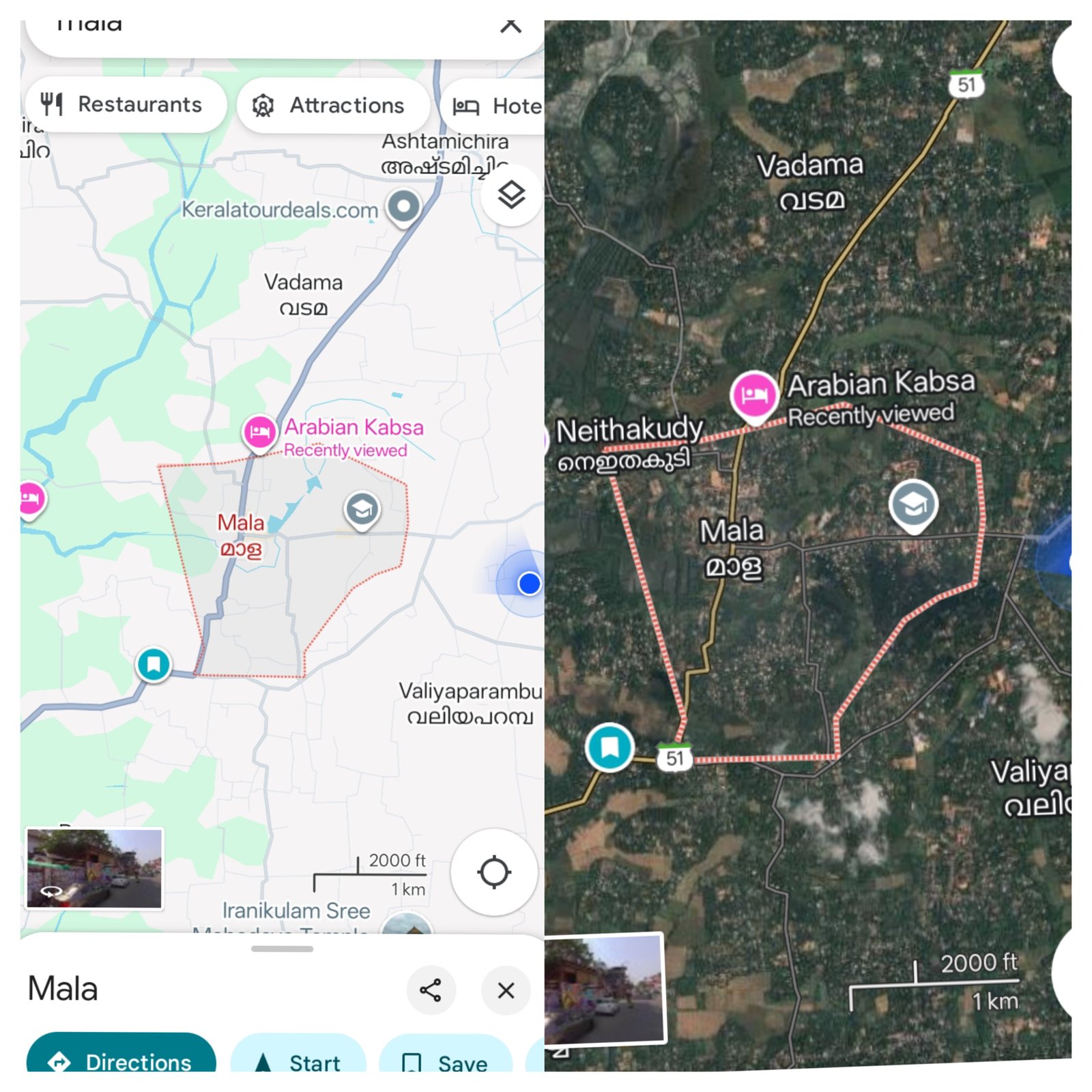 MALA GRAMAPANCHAYATH DIAGRAM MAP
